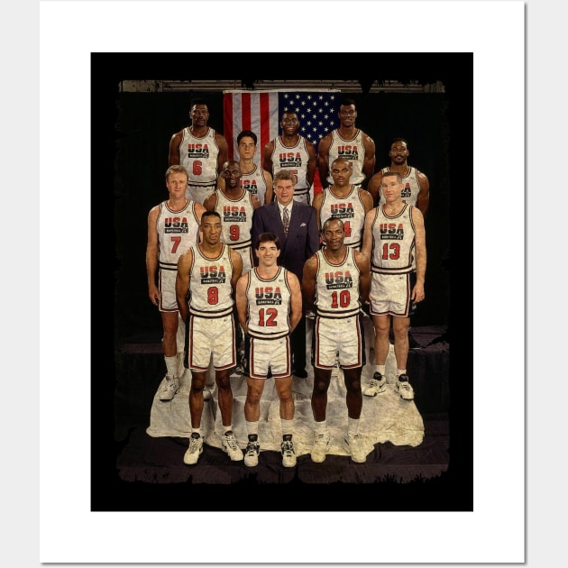The Best Team Ever, Dream Team for 1992 Olympic Games Wall Art by Wendyshopart